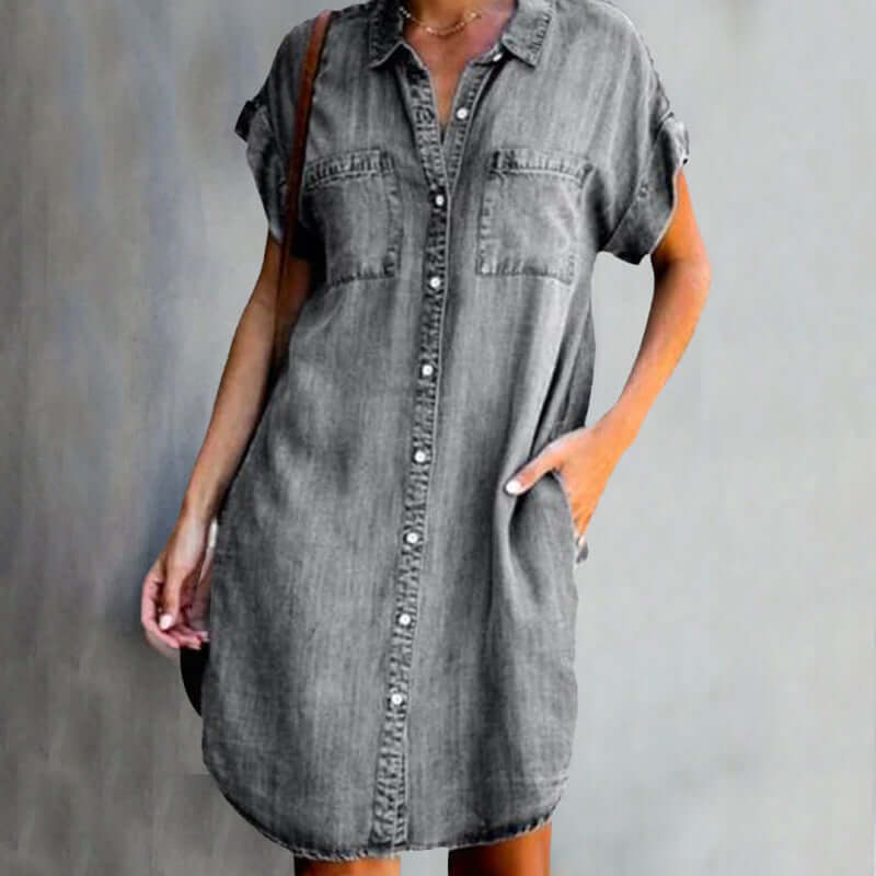 Malou - Denim Jurk