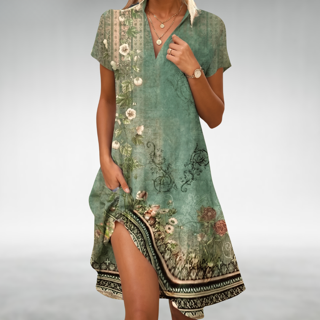 Moira™ | Lightweight Comfort Midi Dress