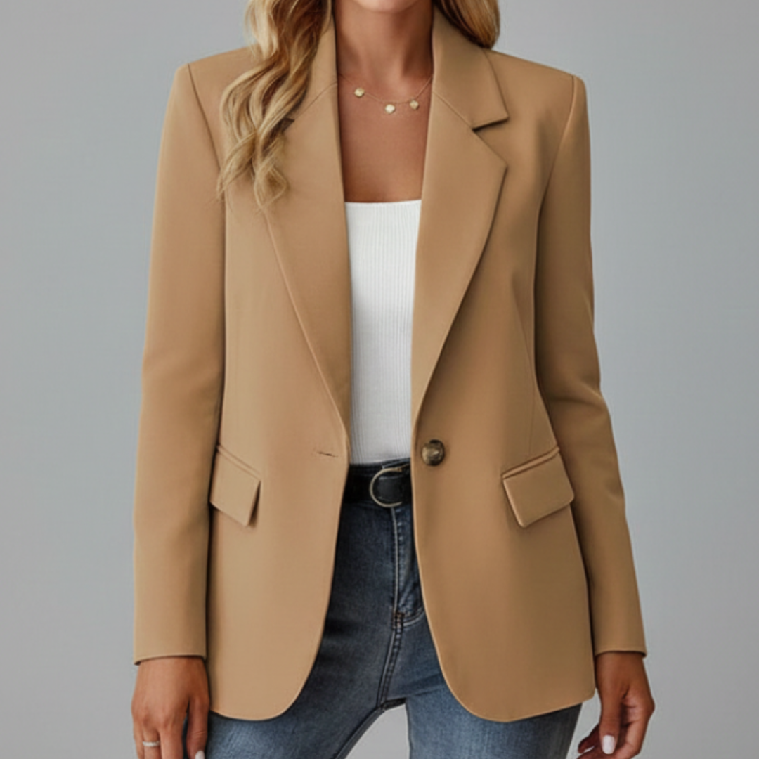 Charly | Blazer with Notched Lapel and Single Button