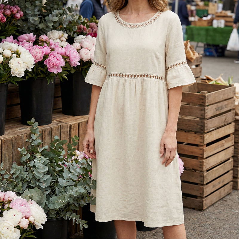 Amara™ | Elegant Tummy-Contouring Midi Dress