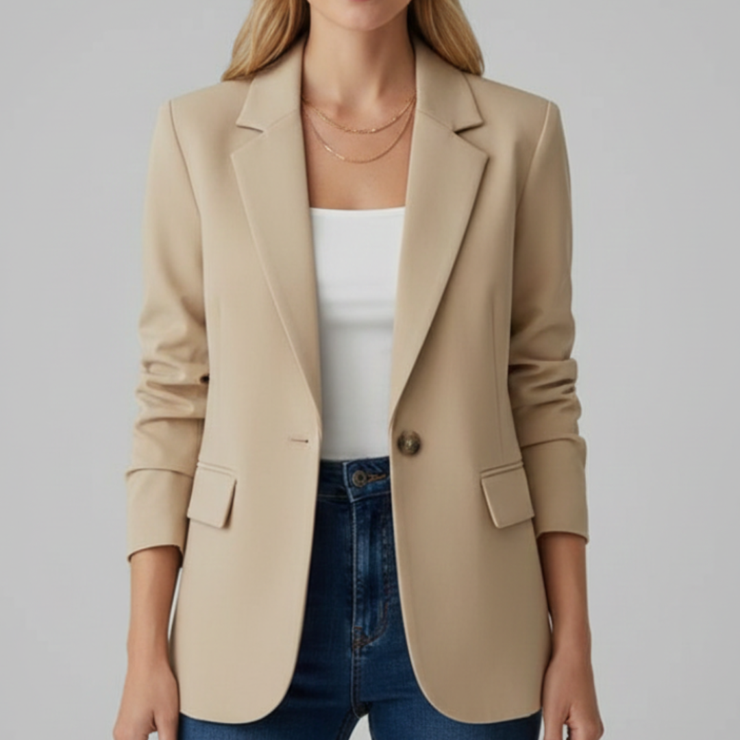 Charly | Blazer with Notched Lapel and Single Button