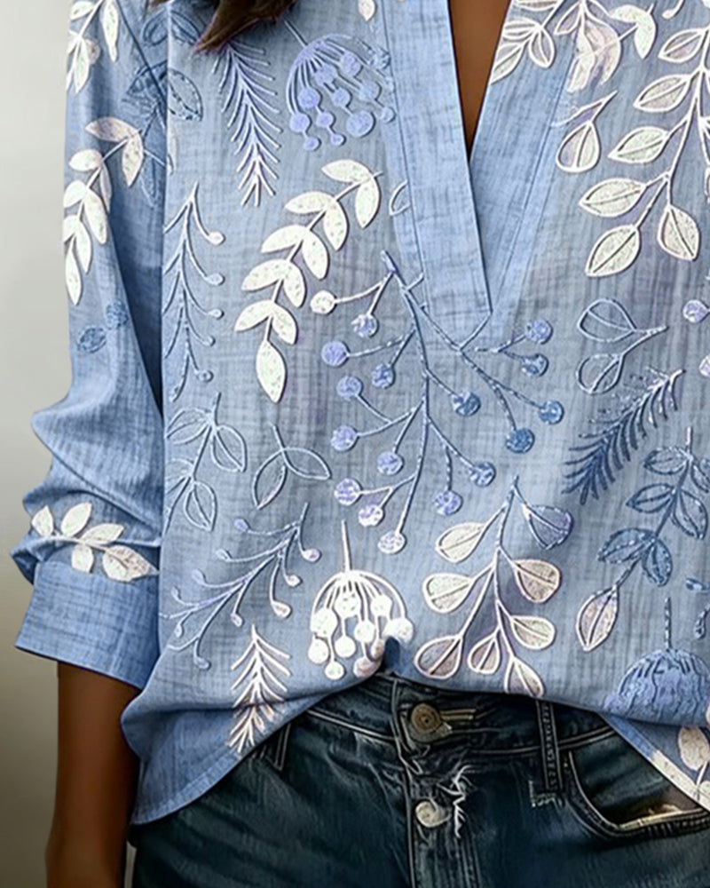 Brielle | Floral Soft-Touch Blouse