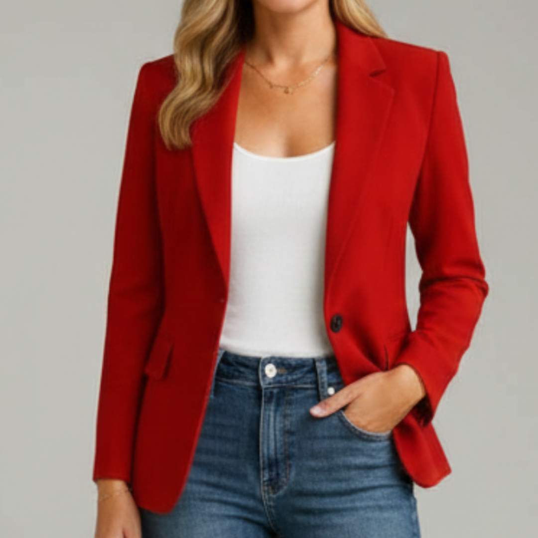 Charly | Blazer with Notched Lapel and Single Button