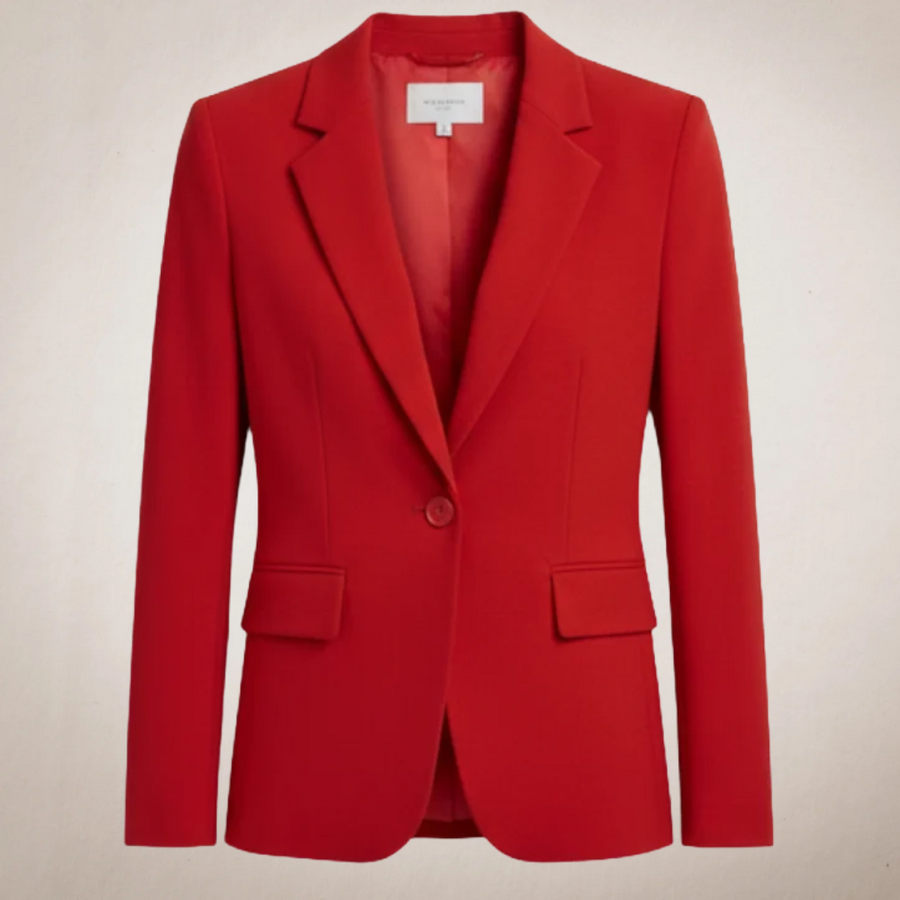 Charlotte | Blazer with Notched Lapel and Single Button