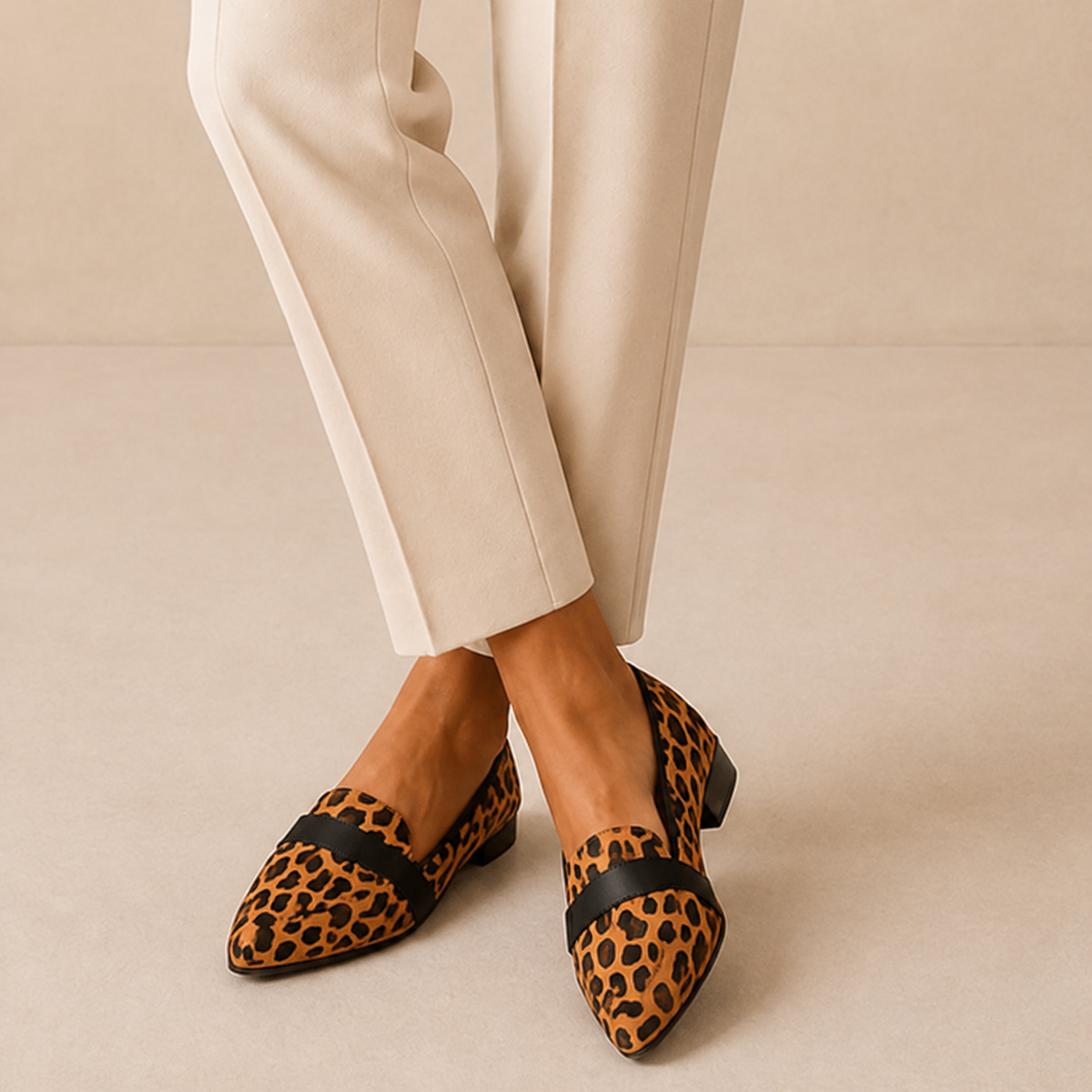 Harper | Supportive Suede-Look Loafers