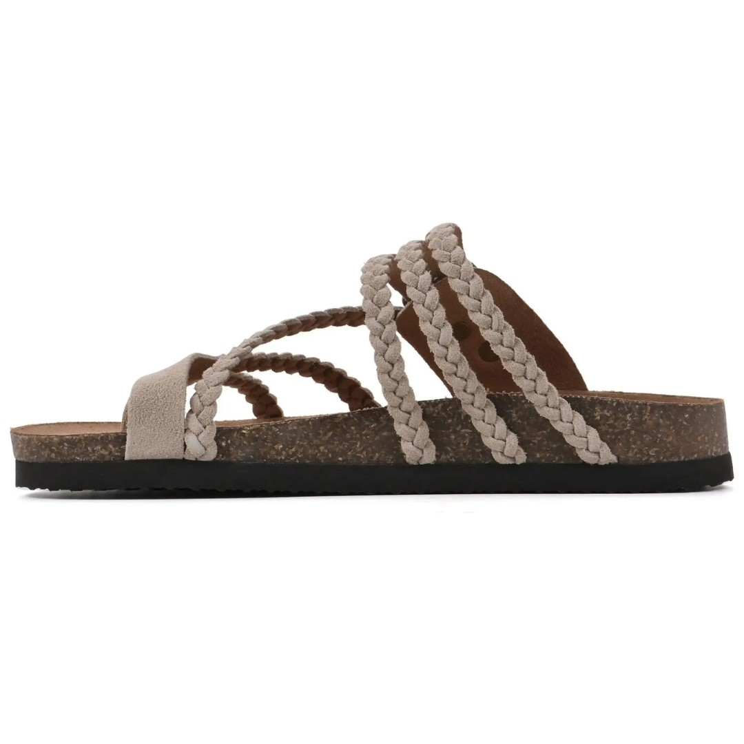 Hayleigh™ – Comfort Braided Leather Sandal