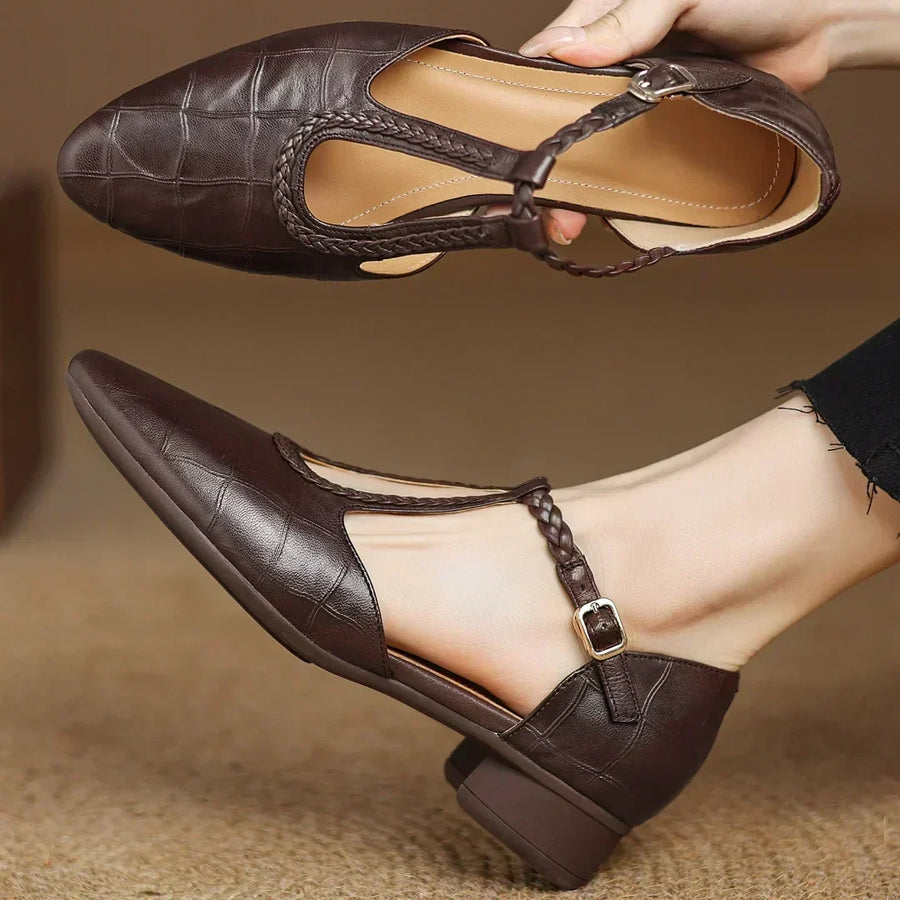 Eliana™ | Elegant Leather Sandal