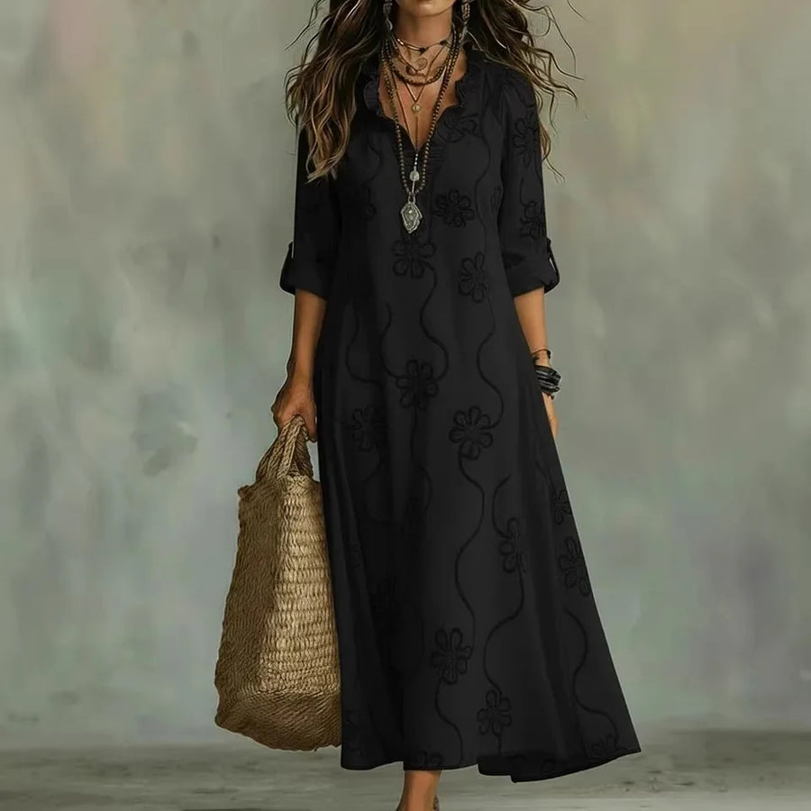Sienna™ | Tummy-Hiding Floral Summer Dress