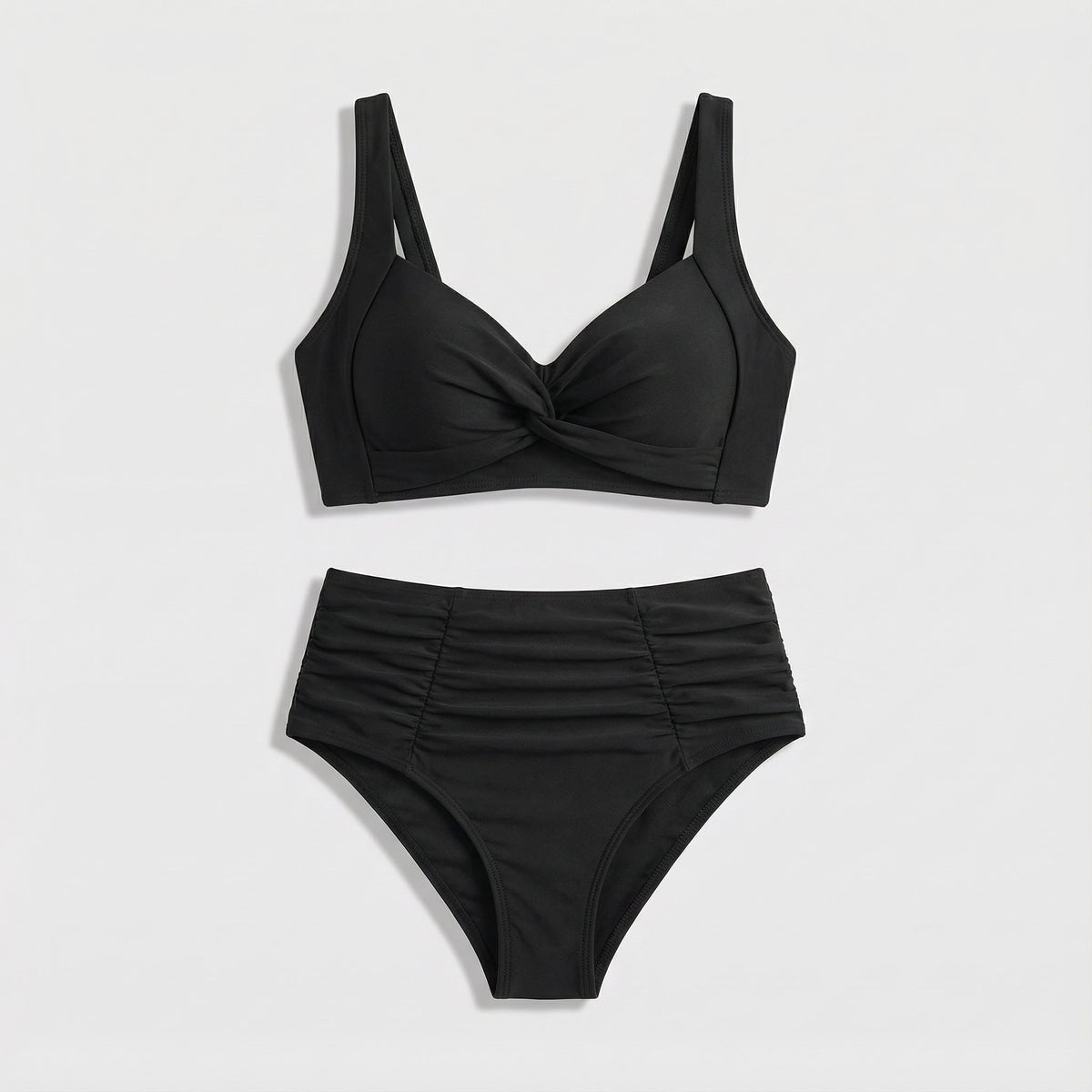 Fryderyka | Ruffled Bandeau Bikini