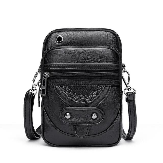 Carice™ Vintage Leather Bag - Timeless Retro Everyday Style