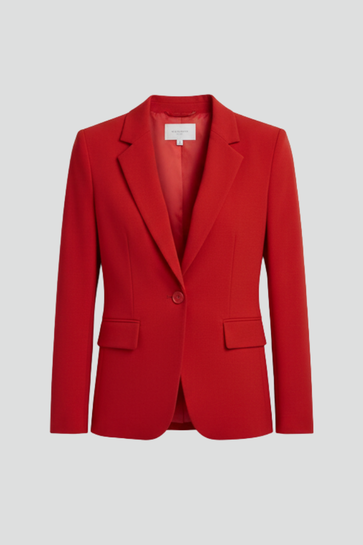 Charlotte | Blazer with Notched Lapel and Single Button