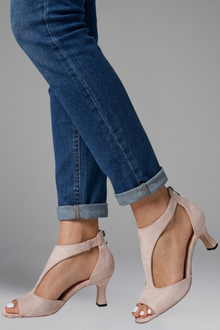 Josie | Orthopaedic Heels with Peep Toe Opening