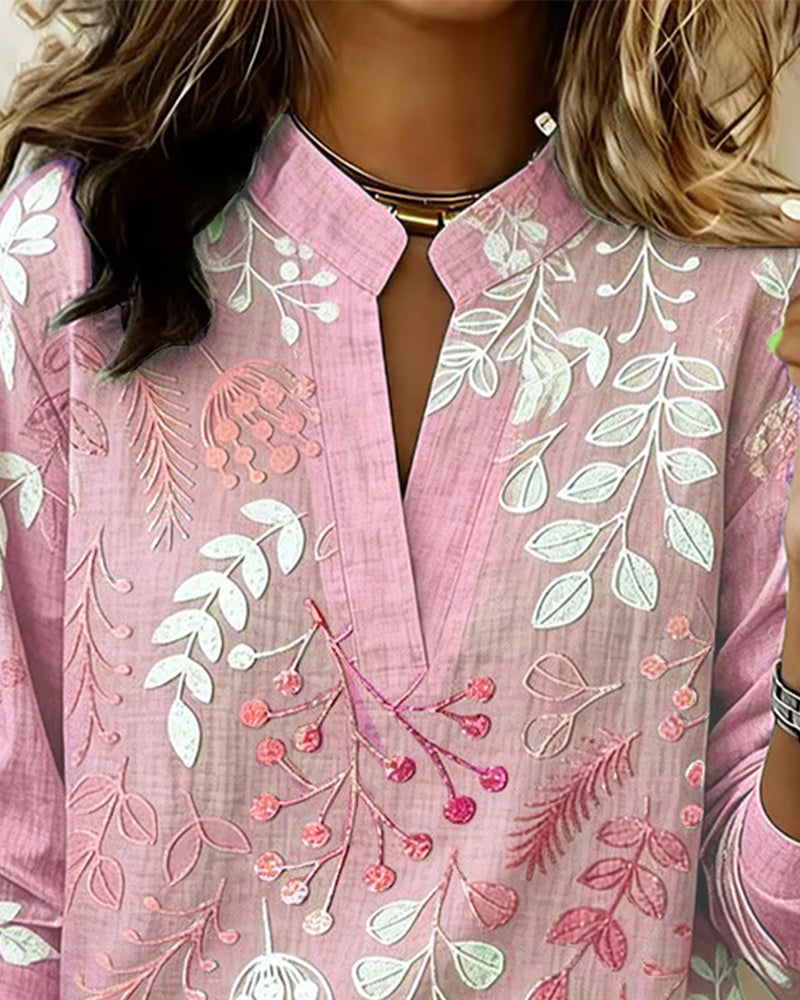 Brielle | Floral Soft-Touch Blouse