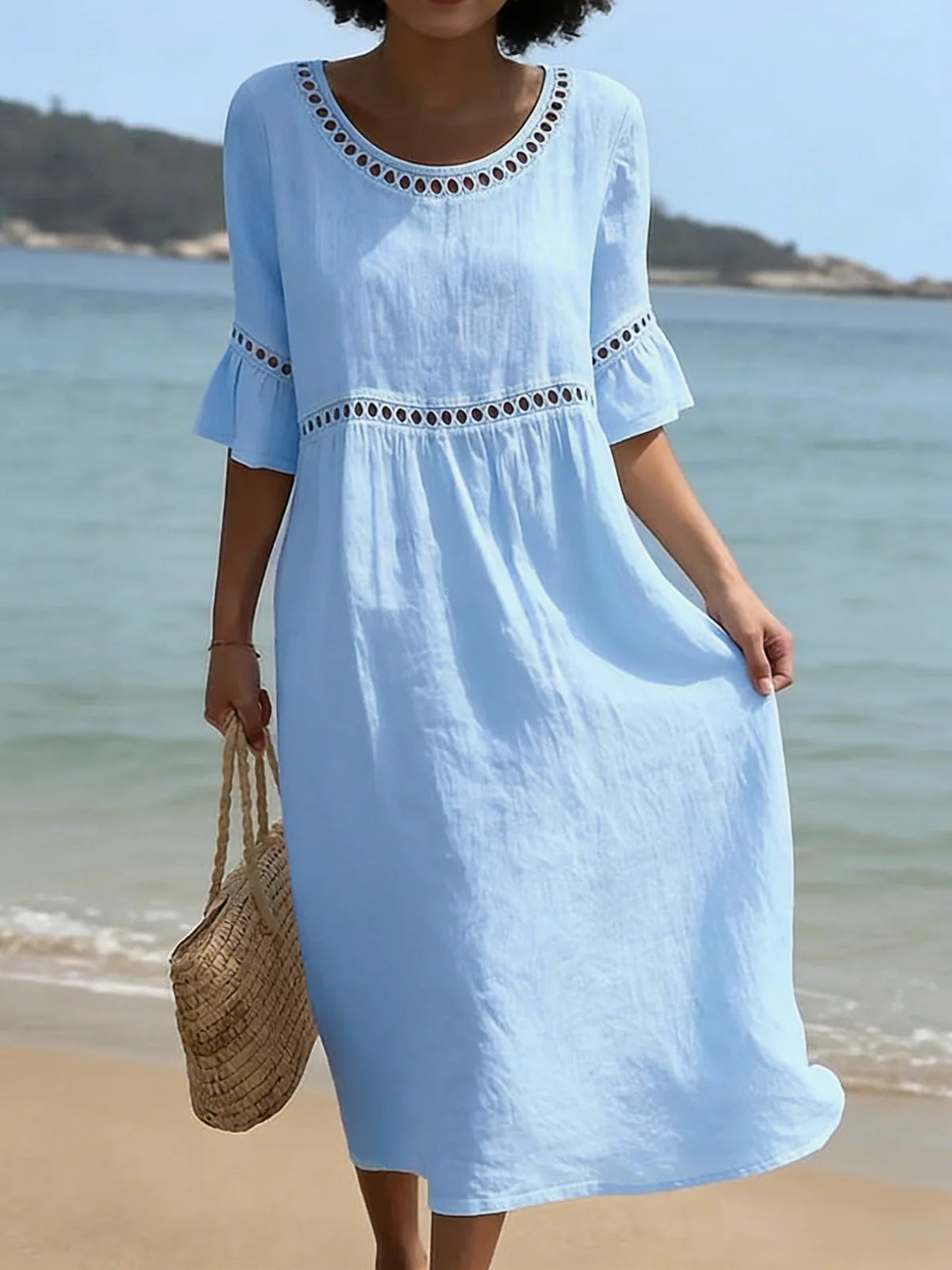 Amara™ | Elegant Tummy-Contouring Midi Dress