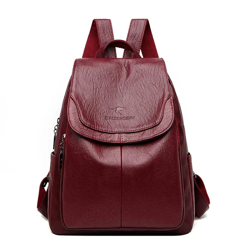 Balidaishu™ Secure Leather Backpack - Stylish Anti-Theft Everyday Carry