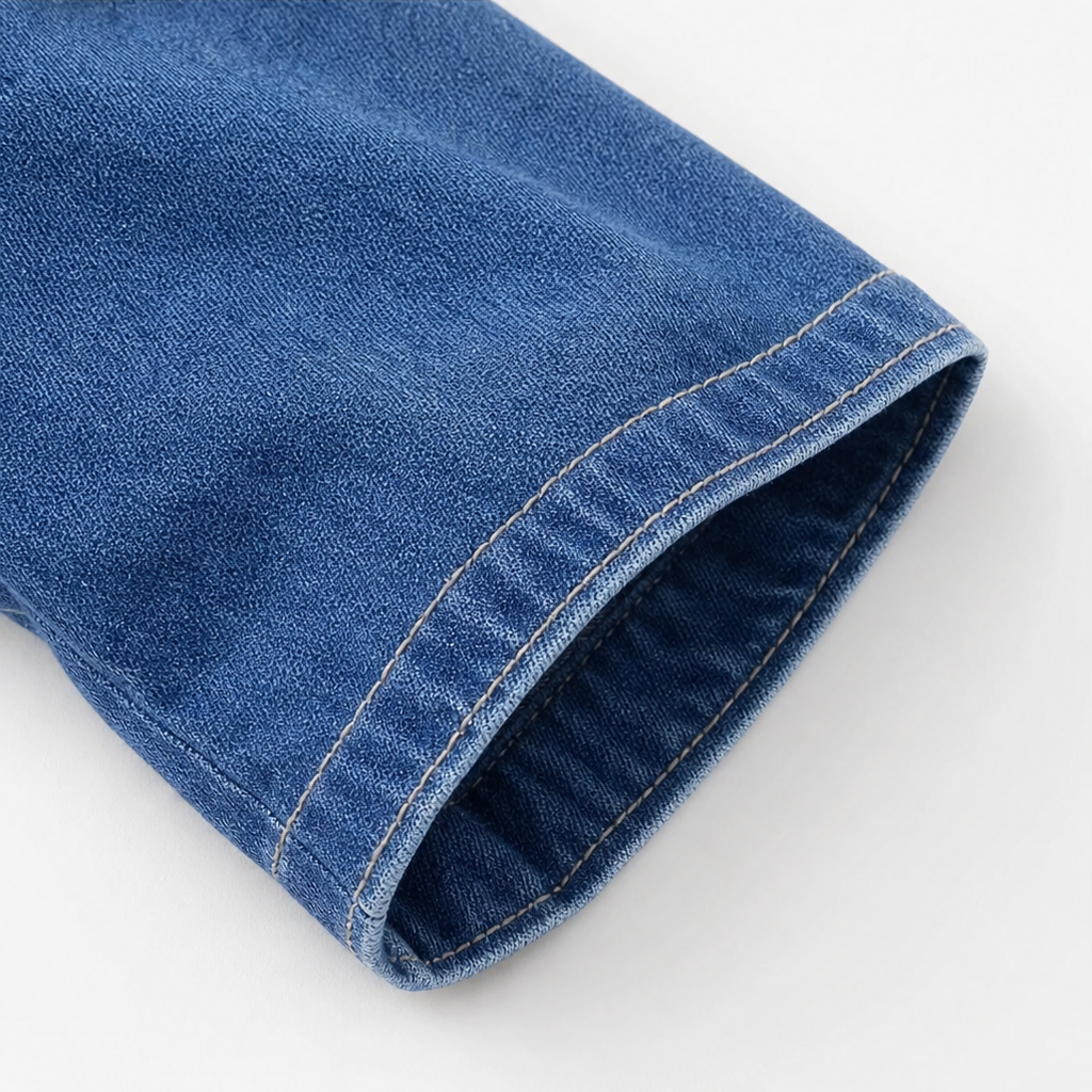 Marlene | Relaxed Denim-Look Midi Dress