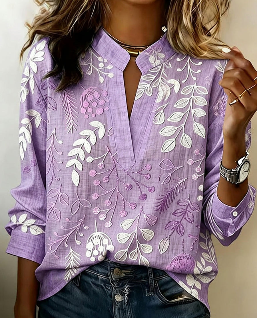 Brielle | Floral Soft-Touch Blouse