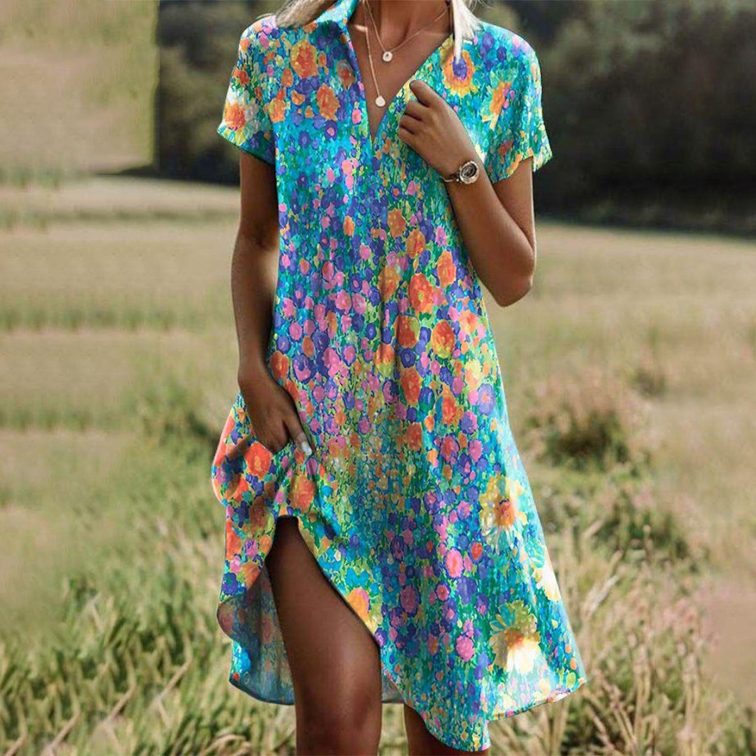 Jola | Women's Stylish Boho Midi Dress