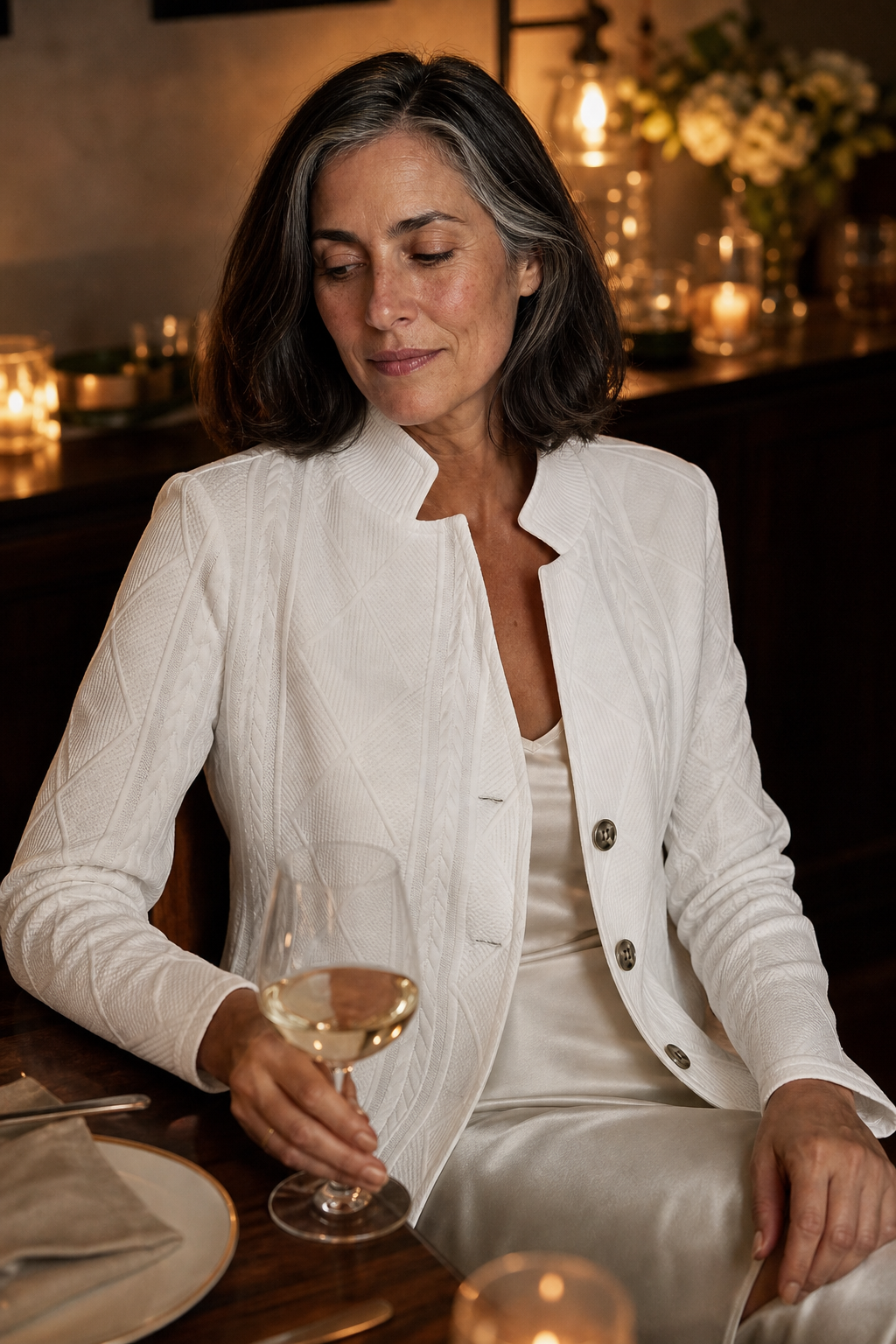 Wearbella – Textured Knit Blazer