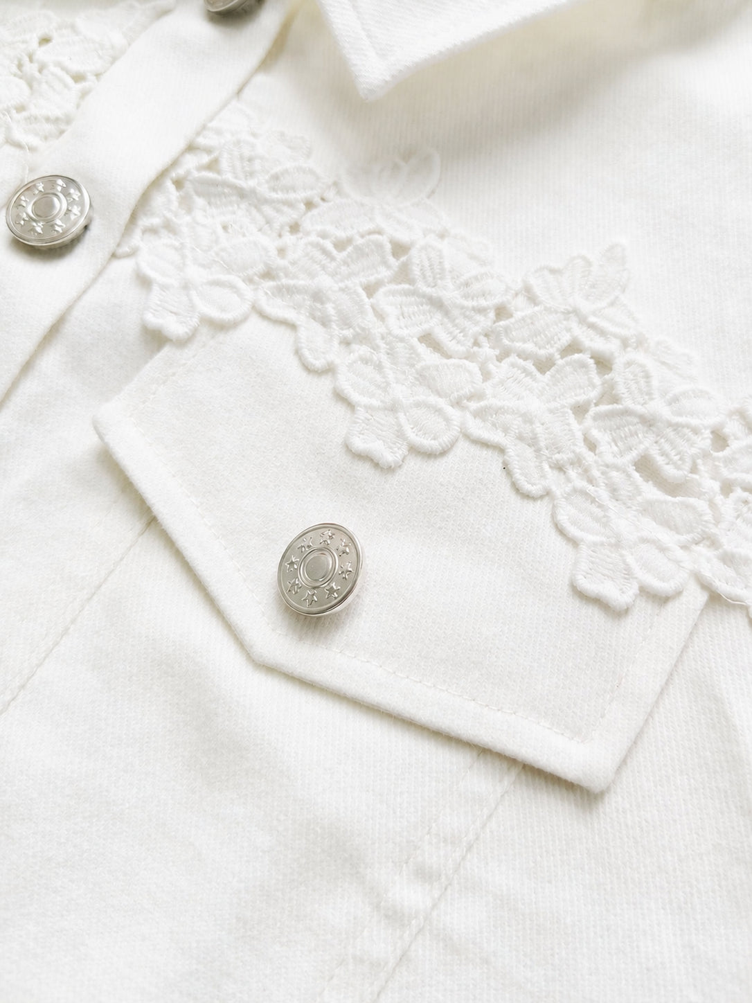 Melody | Jacket with Lace and Sheer Hem